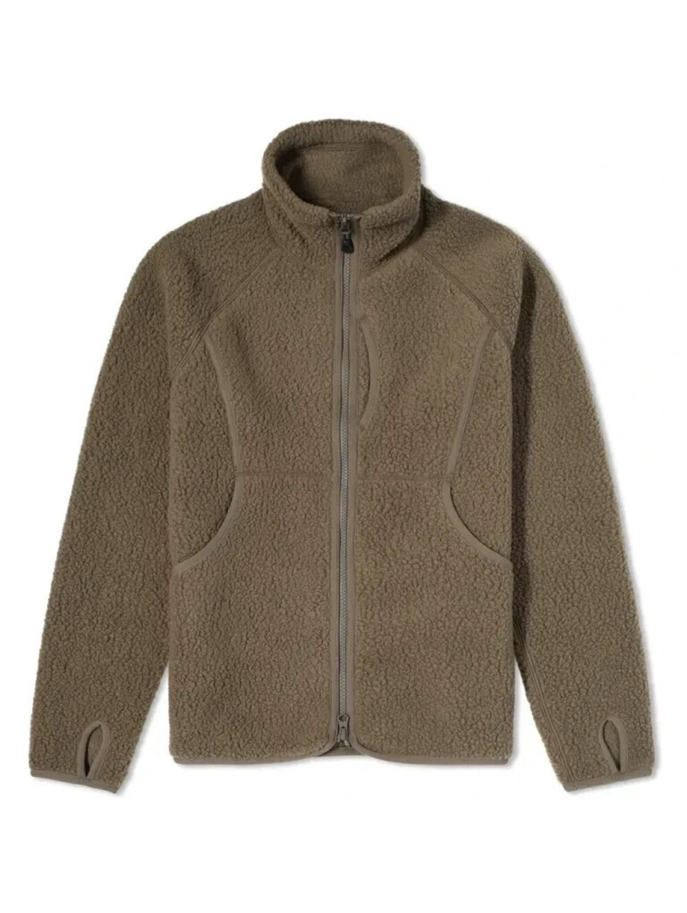 NEW Snow Peak Khaki Thermal Boa Fleece Jacket Small